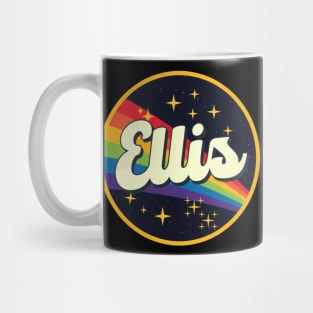 Ellis // Rainbow In Space Vintage Style Mug